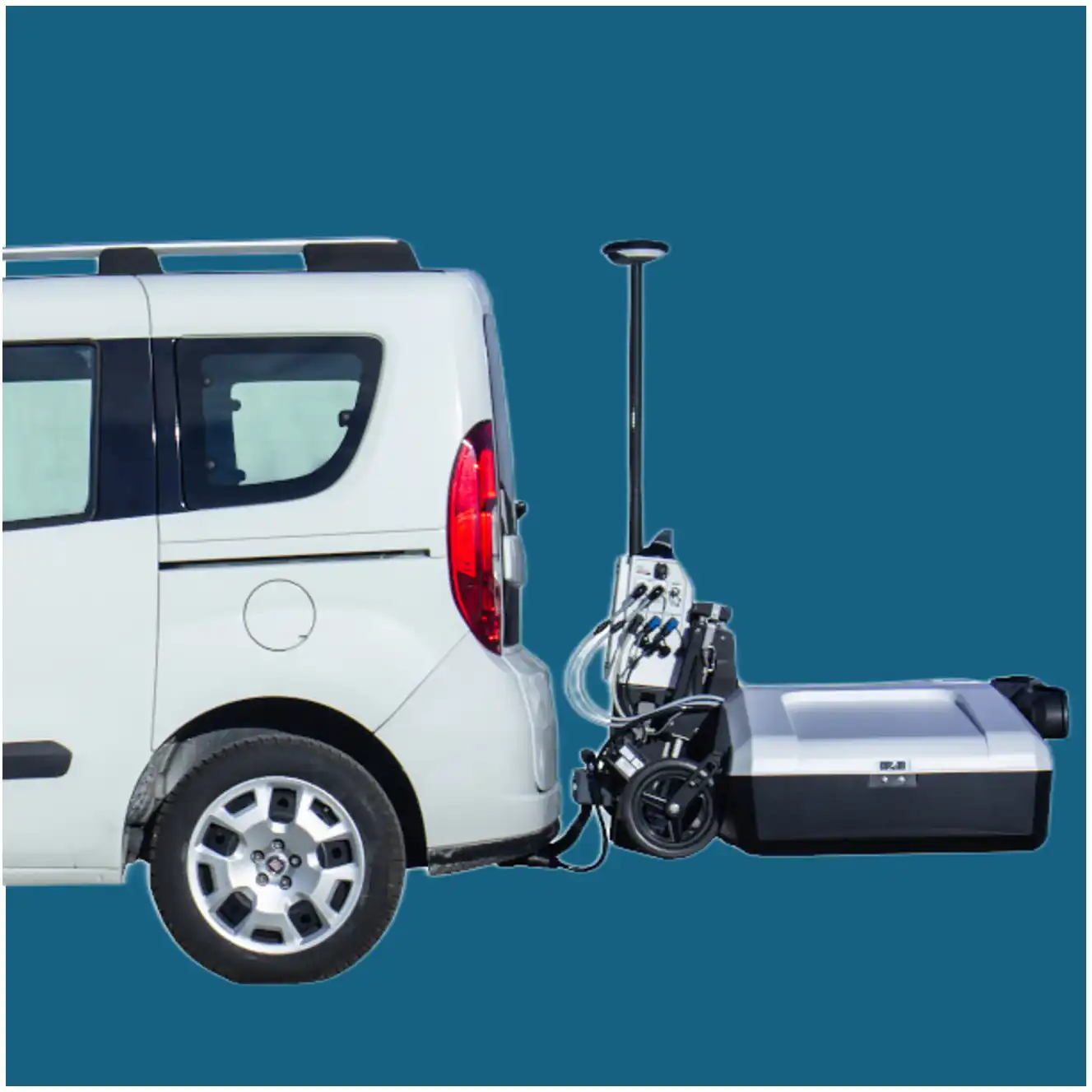 Presentation of the equipment called Stream Up for efficient and fast collection of gpr data for large areas