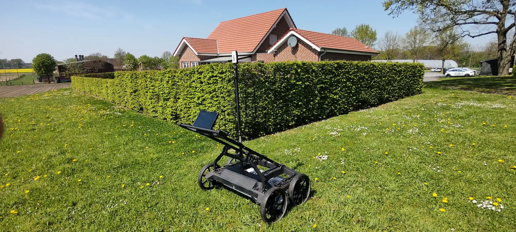 Stream DP positioned outdoors