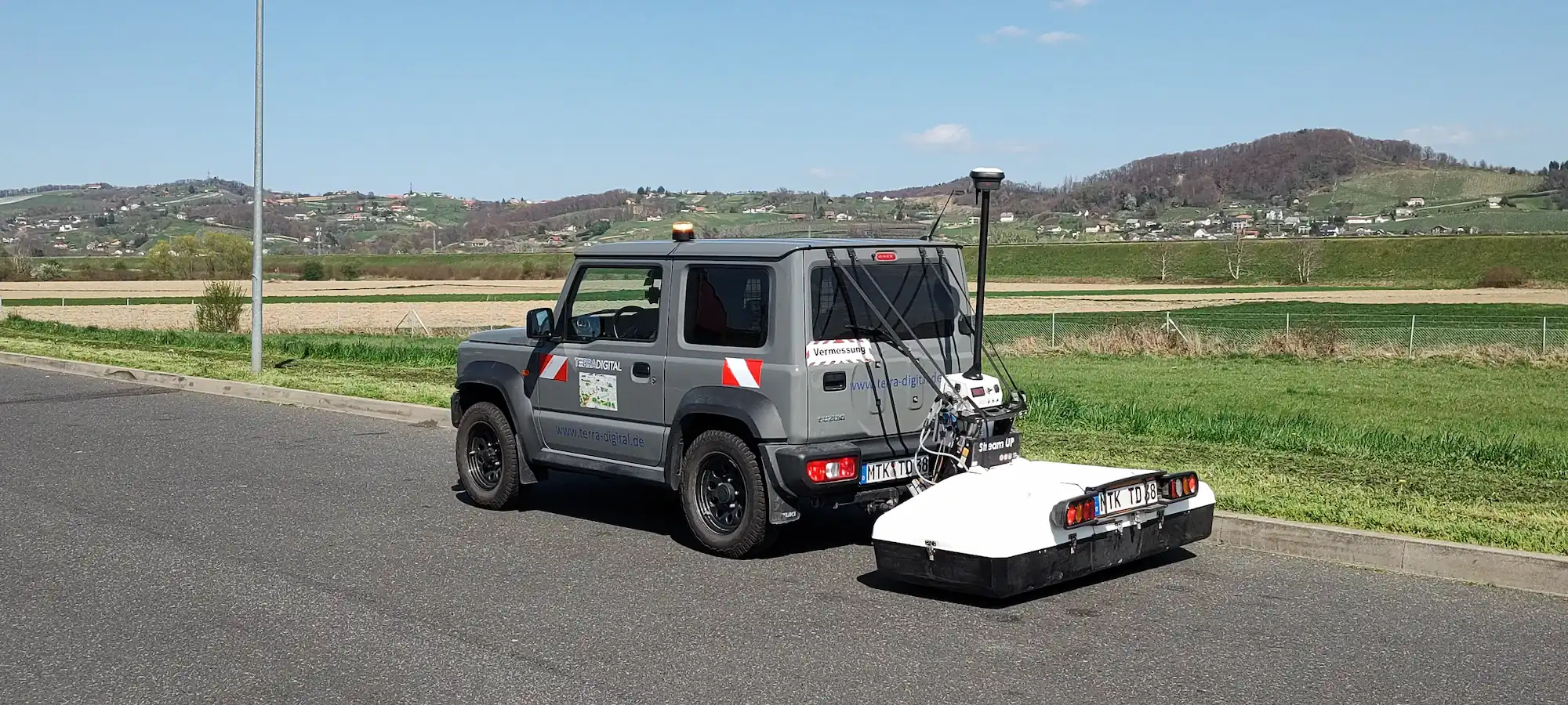 Stream UP collecting data on the road
