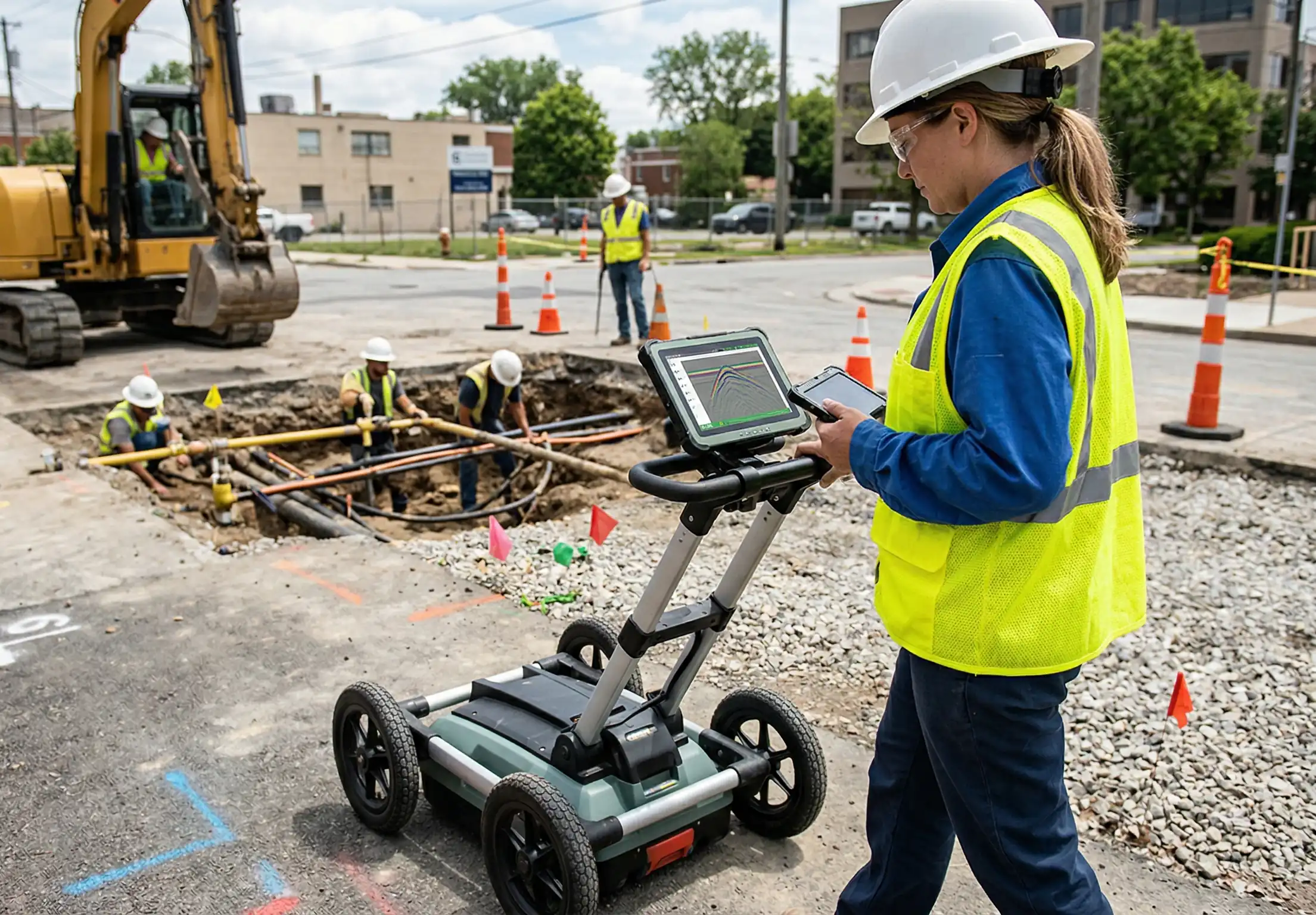 Advantages of Detecting Underground Utilities Using GPR
